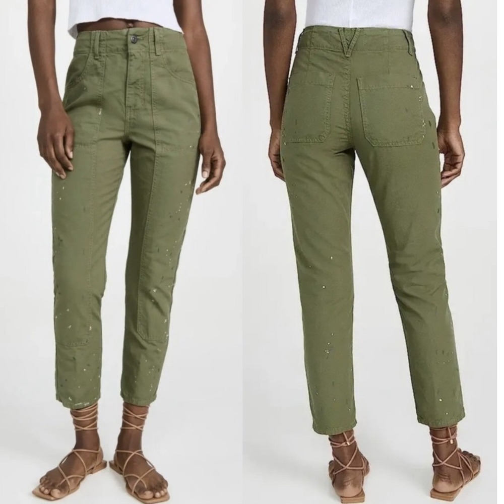 VERONICA BEARD Arya Jeans Paint Splash
Clover Oliver Green Size 29